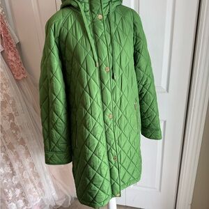 Green Quilted Jacket